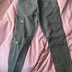 Blank NYC skinny zip cargo